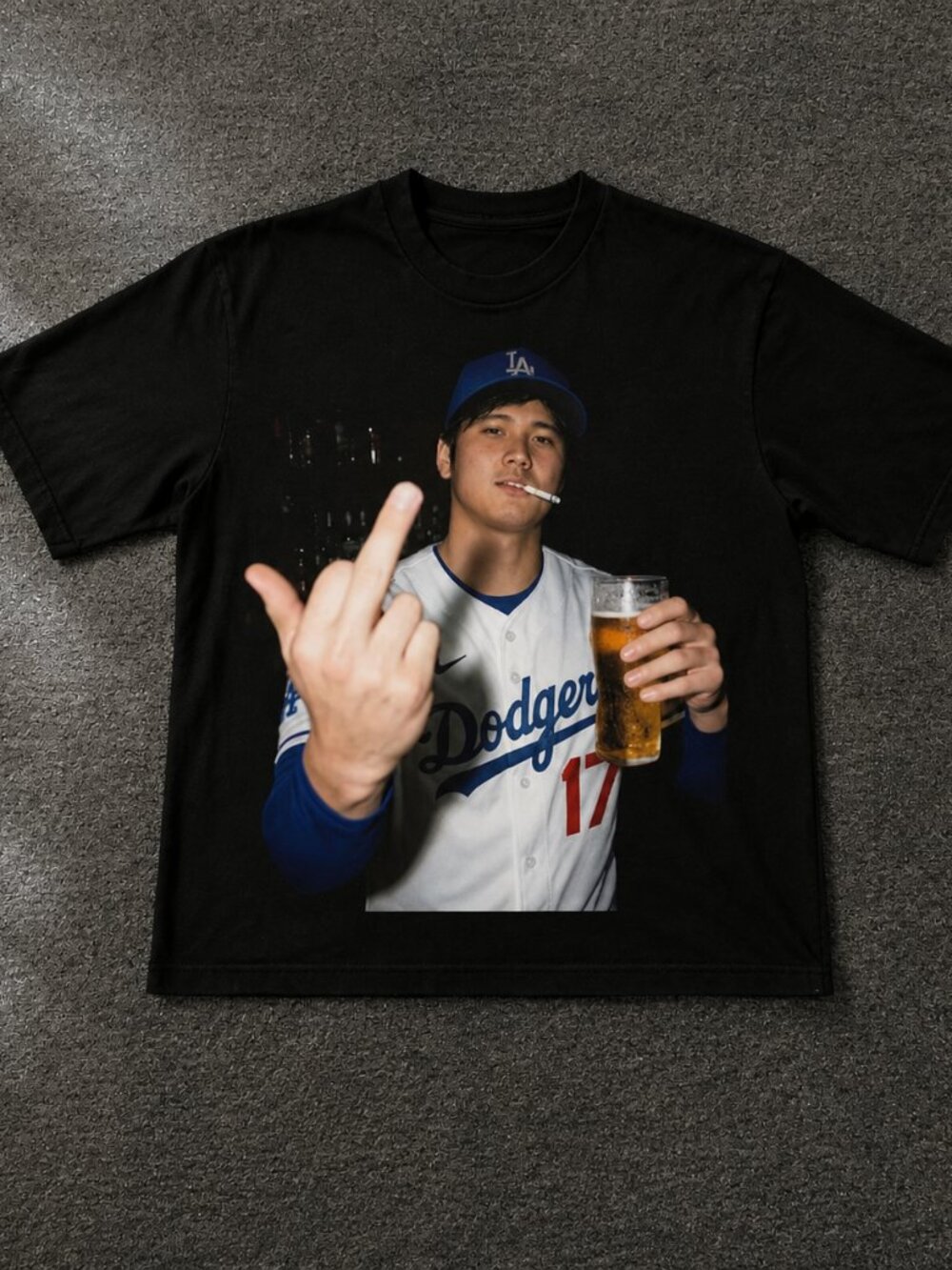 Shohei Ohtani Middle Finger T-Shirt